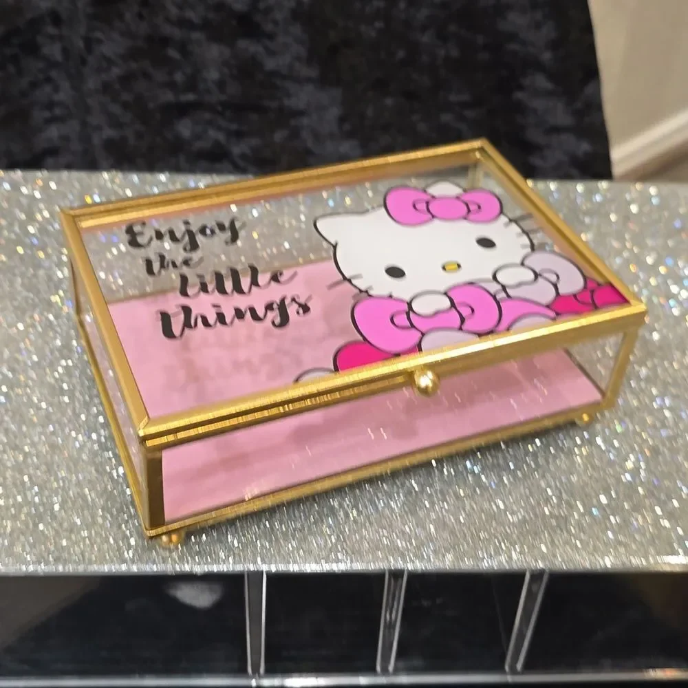 Hello Kitty Little Things Glass‎ Jewelry Box